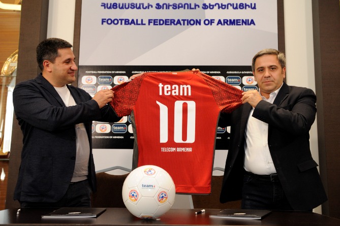  Team Telecom Armenia стал партнером национальной сборной Армении по футболу