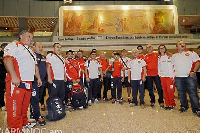 Про поддержке Ucom вторая группа армянских спортсменов вылетела в Рио на Олимпиаду 