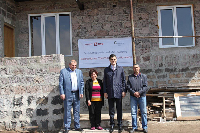 VivaCell-MTS and Fuller Center for Housing Armenia help 135 families solve housing problem
