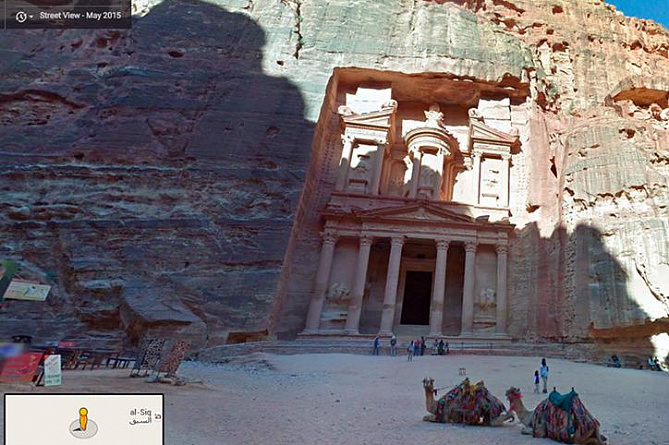 В Google Street View появились панорамы достопримечательностей Иордании