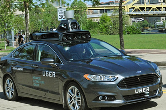 Uber впервые показал свой беспилотный автомобиль