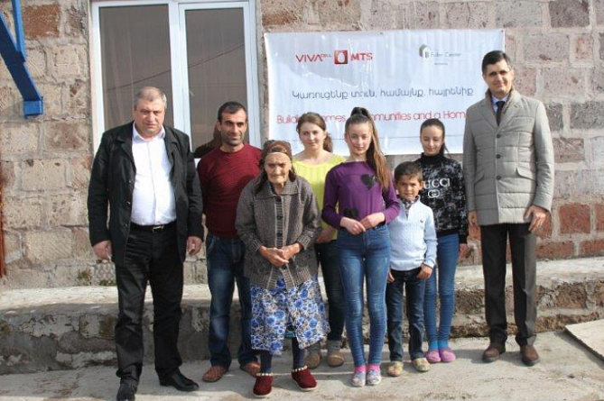 VivaCell-MTS and Fuller Center for Housing Armenia help renovate two houses
