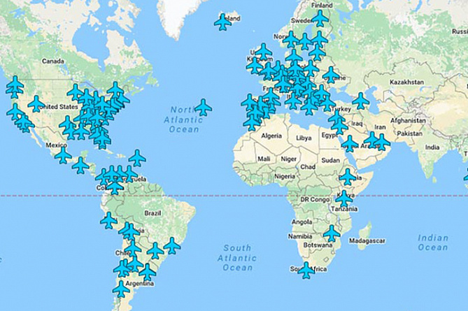  Ամբողջ աշխարհի օդանավակայանների Wi-Fi գաղտնաբառերը հասանելի են մեկ քարտեզի վրա