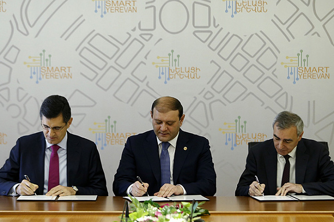 Trilateral memorandum for “Yerevan: smart city” strategic program signed		